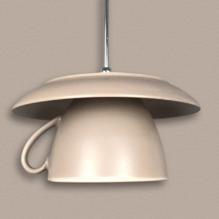 Valentina Pop Arte Tazza Ceramica LED Lampade a Sospensione Studio