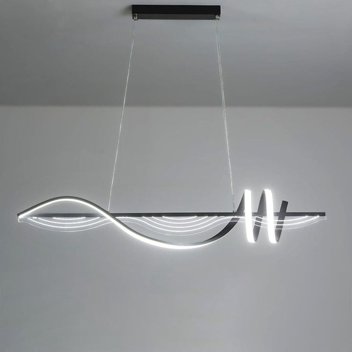 Arisha Moderno Matello Sospensione Bianco/Nero/Oro Camera da letto/Cucina