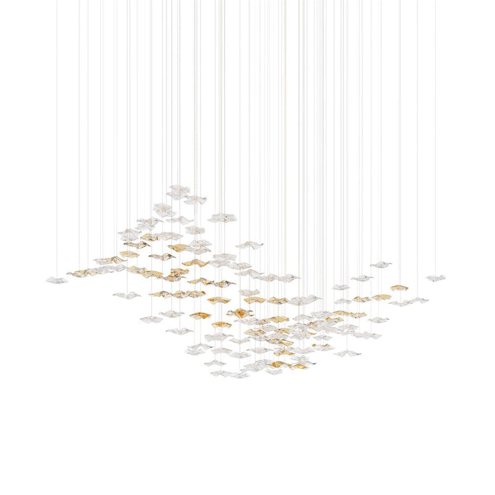 Nephele Crystal Leaf lampadario