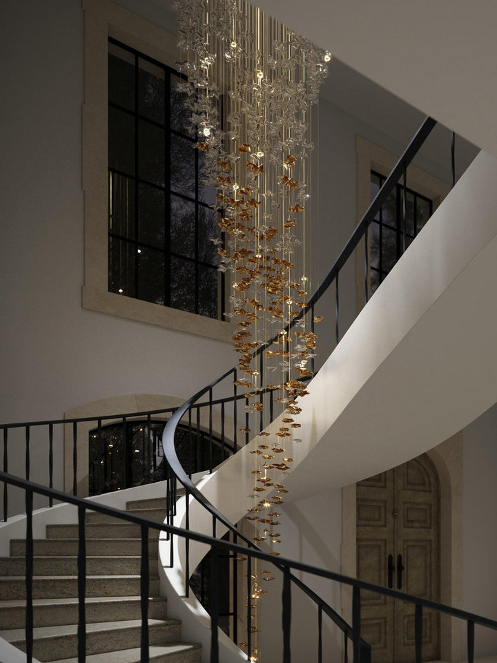 Nephele Crystal Leaf lampadario