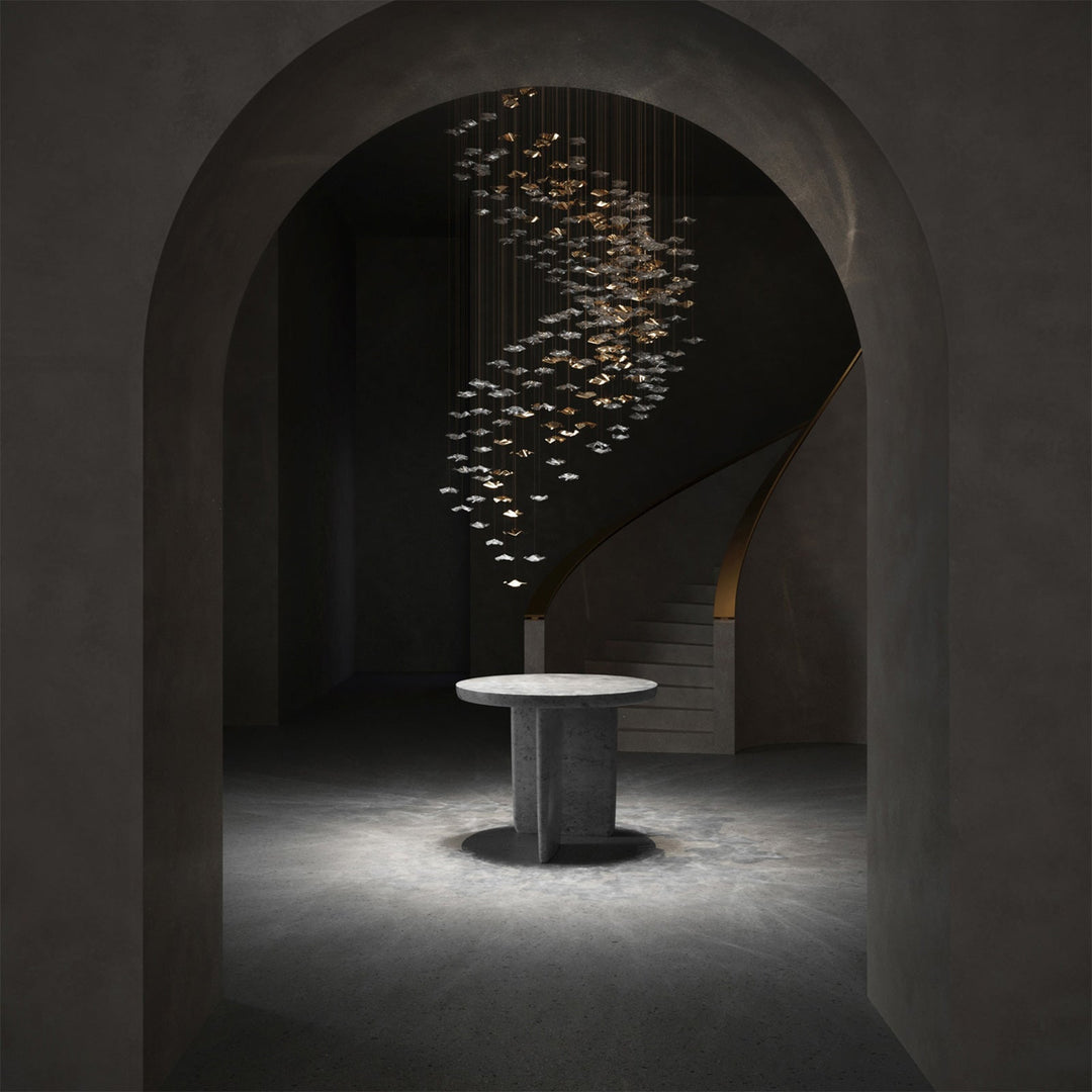 Nephele Crystal Leaf lampadario