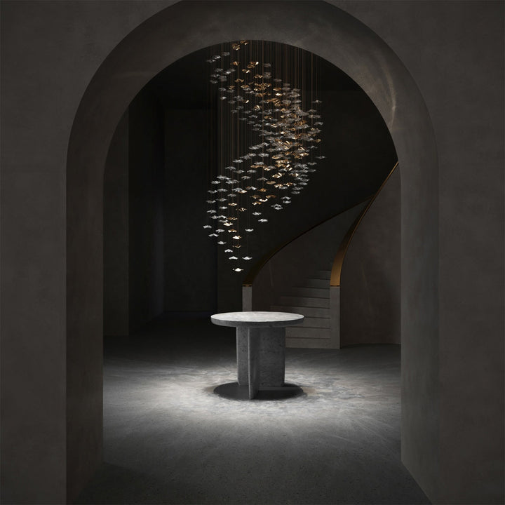 Nephele Crystal Leaf lampadario