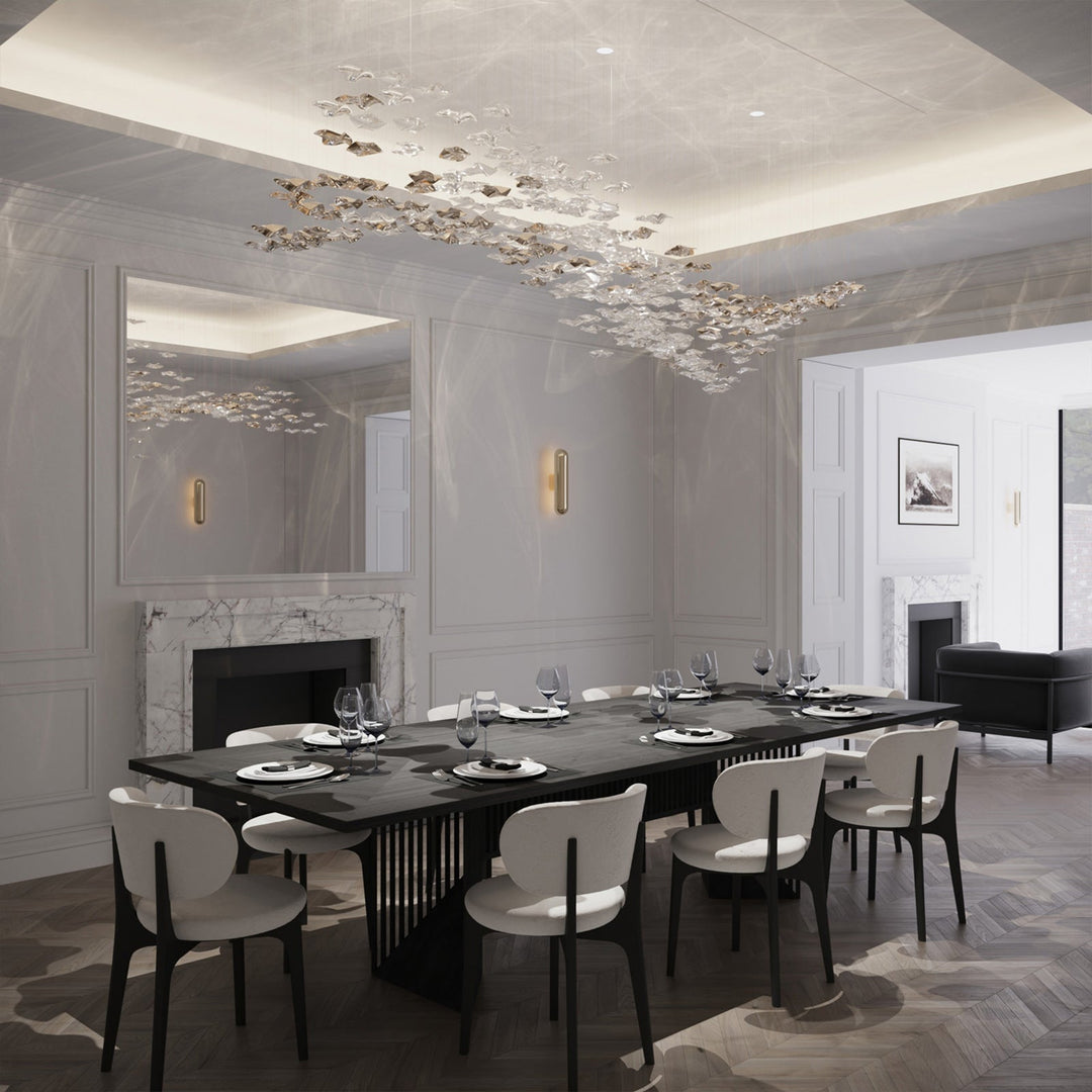 Nephele Crystal Leaf lampadario