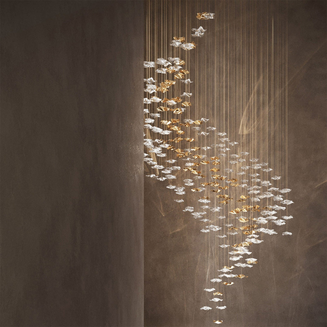 Nephele Crystal Leaf lampadario