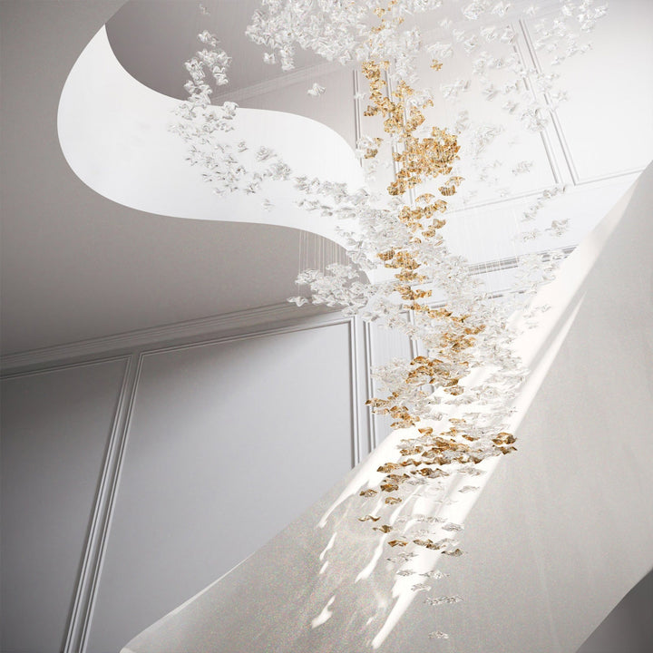 Nephele Crystal Leaf lampadario