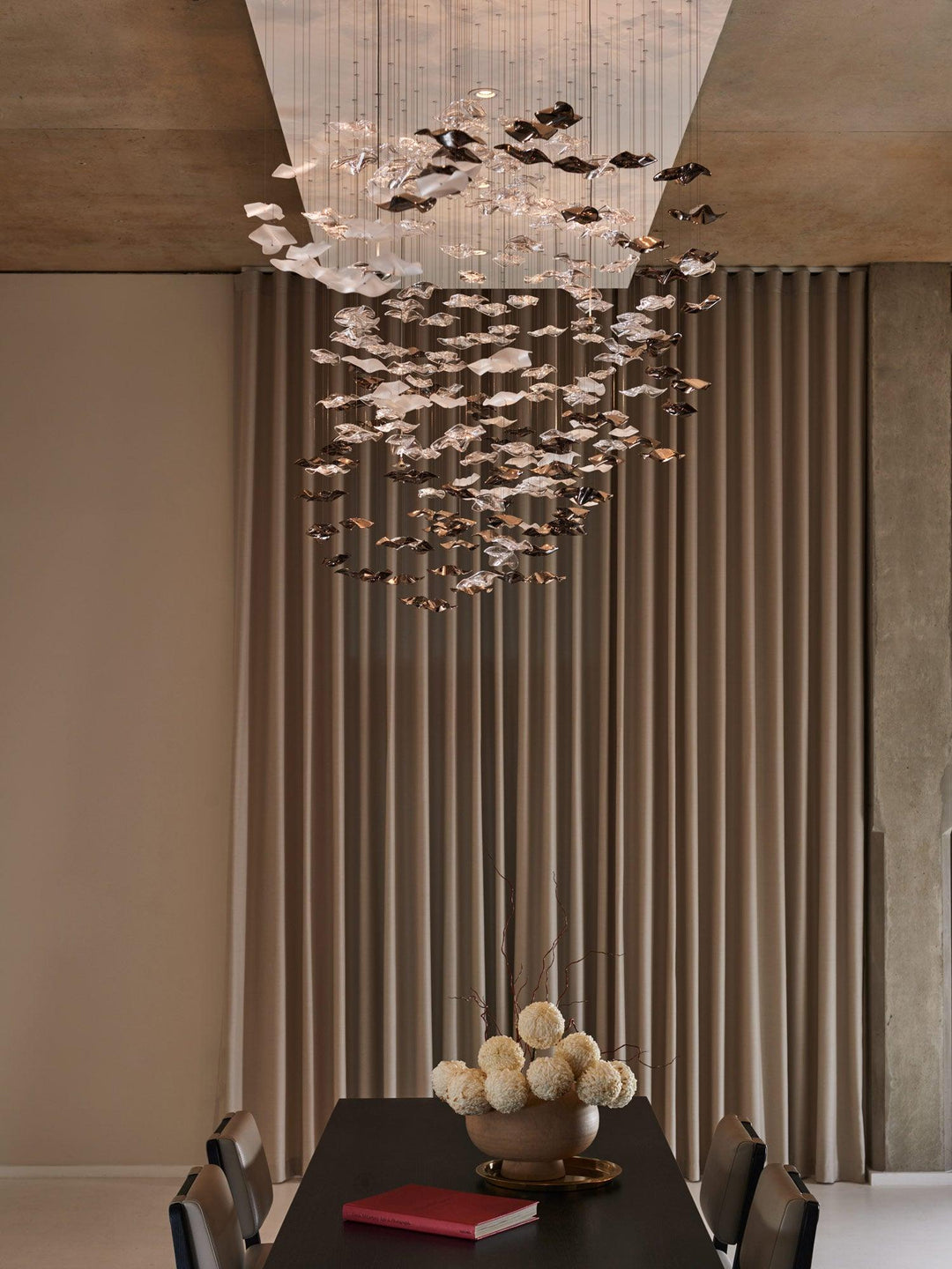 Nephele Crystal Leaf lampadario