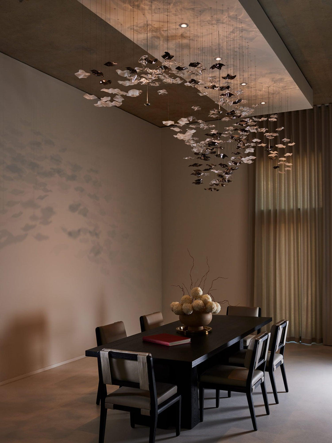 Nephele Crystal Leaf lampadario