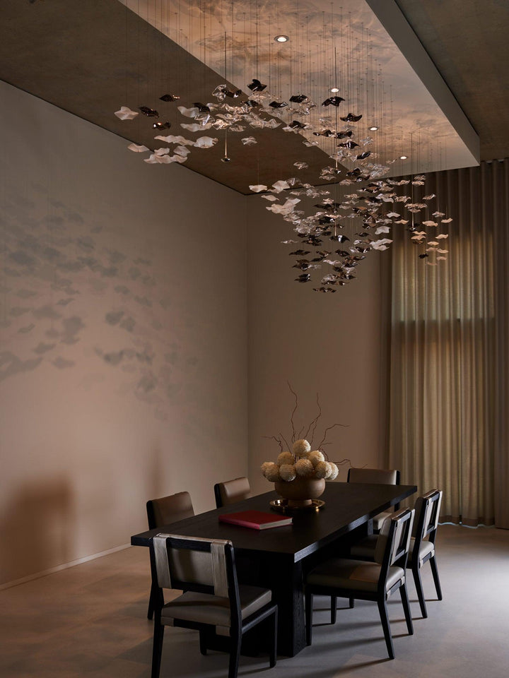 Nephele Crystal Leaf lampadario