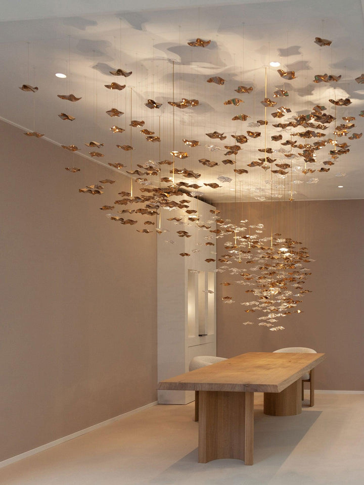Nephele Crystal Leaf lampadario