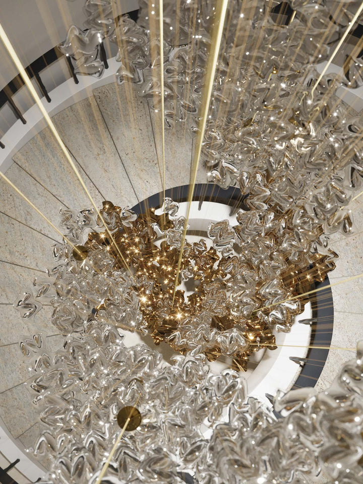 Nephele Crystal Leaf lampadario