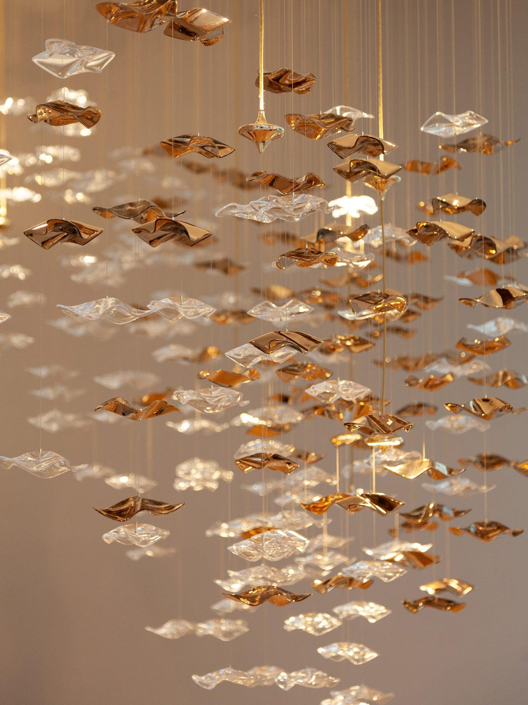 Nephele Crystal Leaf lampadario