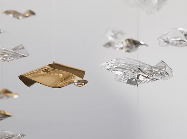 Nephele Crystal Leaf lampadario