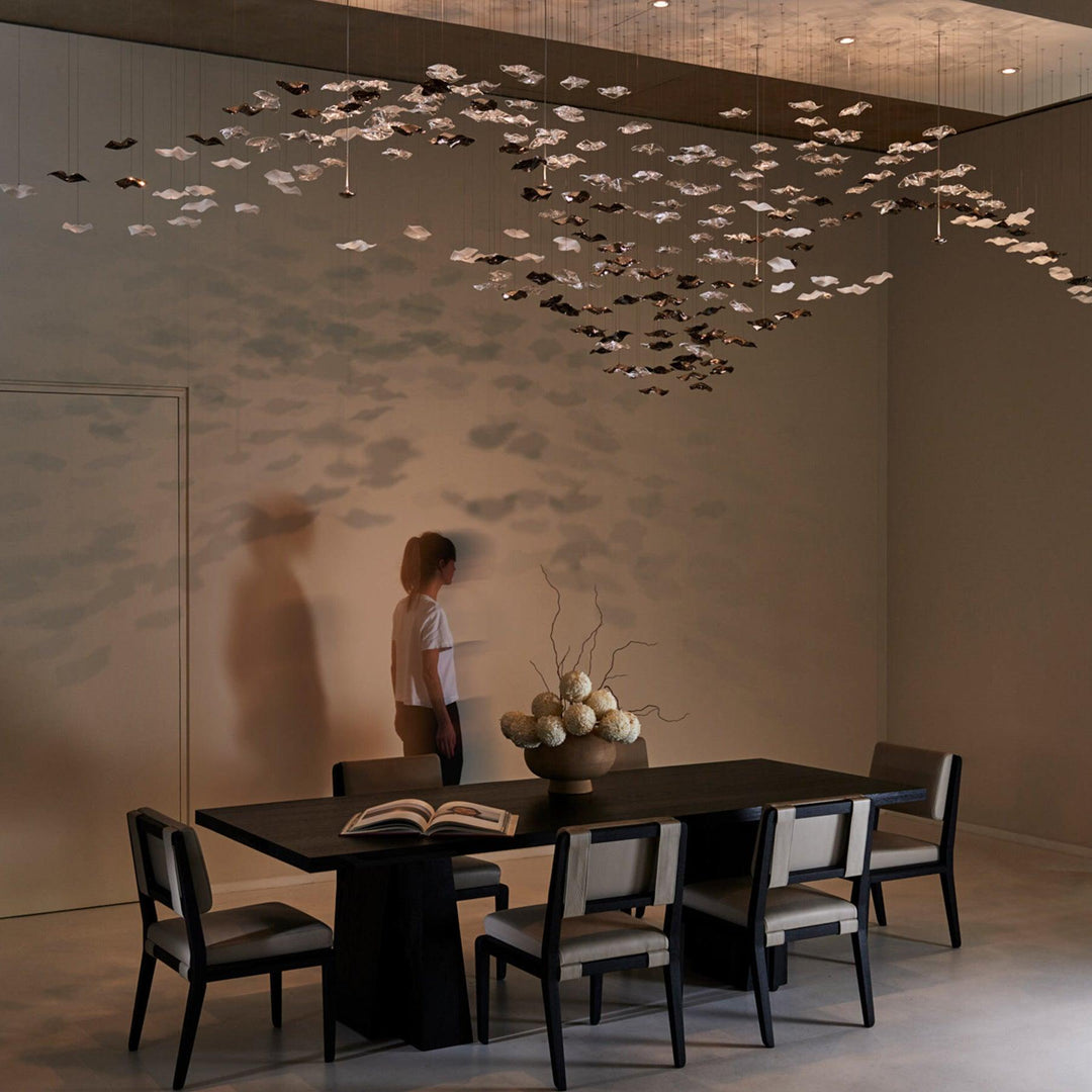 Nephele Crystal Leaf lampadario