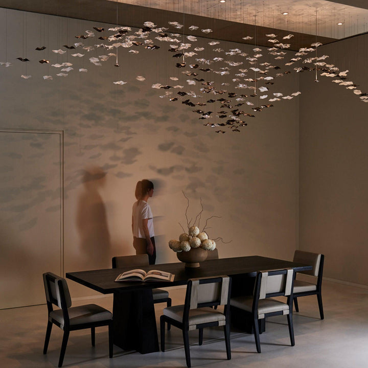 Nephele Crystal Leaf lampadario