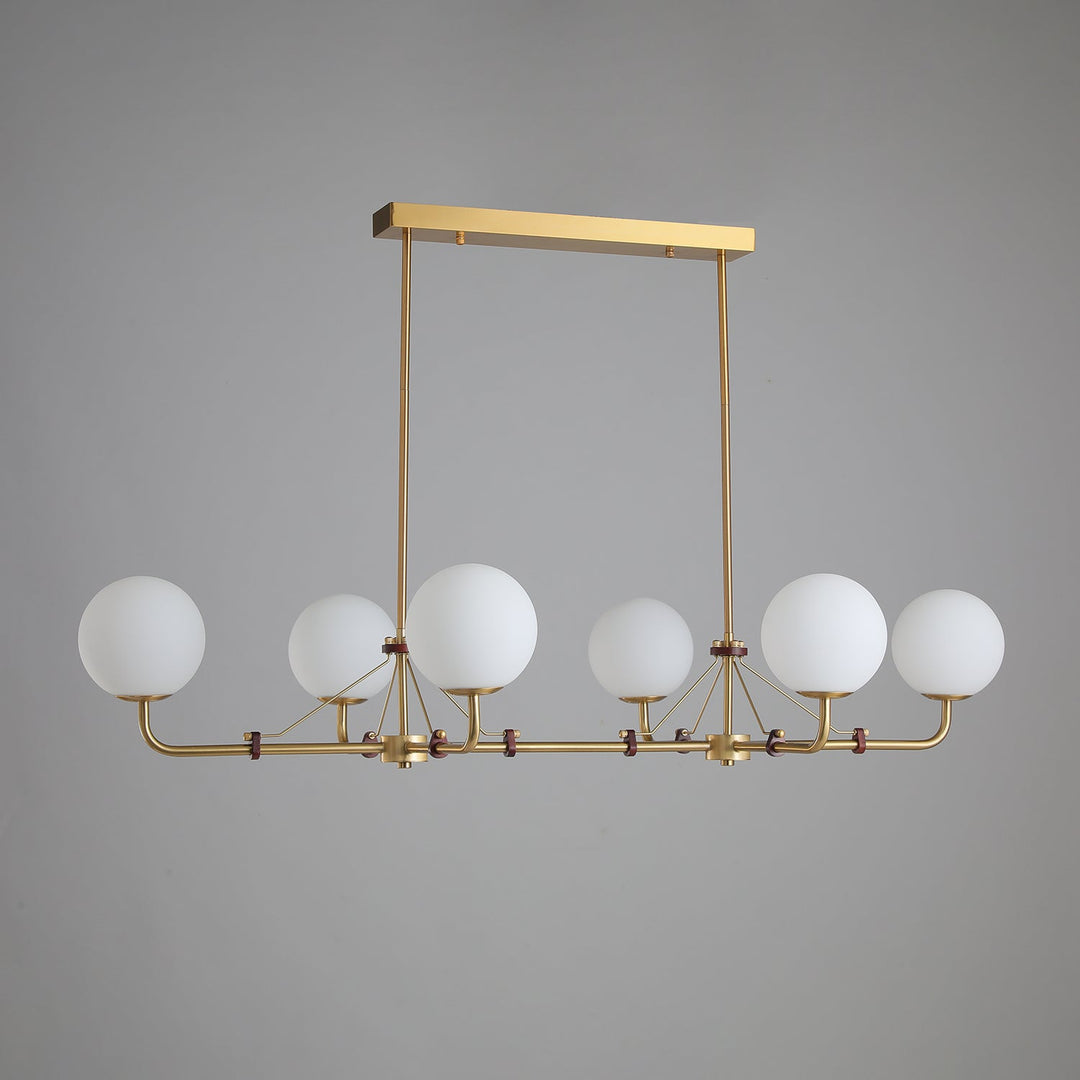 Oriarelle lampadario ottone sfera Savanna elegante