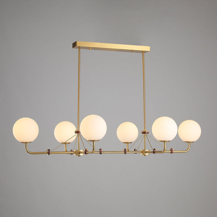 Oriarelle lampadario ottone sfera Savanna elegante
