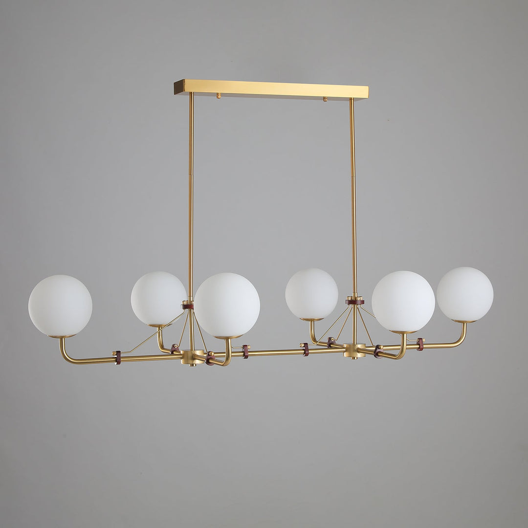 Oriarelle lampadario ottone sfera Savanna elegante