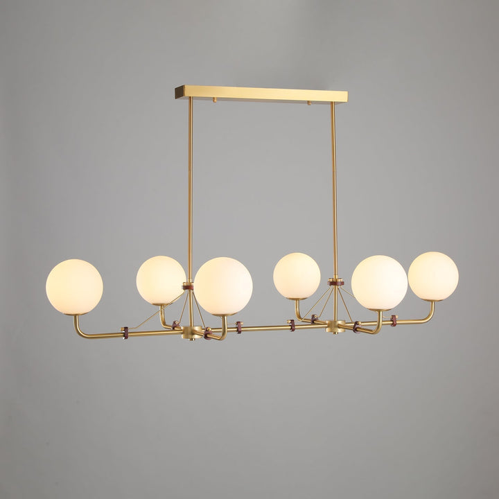 Oriarelle lampadario ottone sfera Savanna elegante