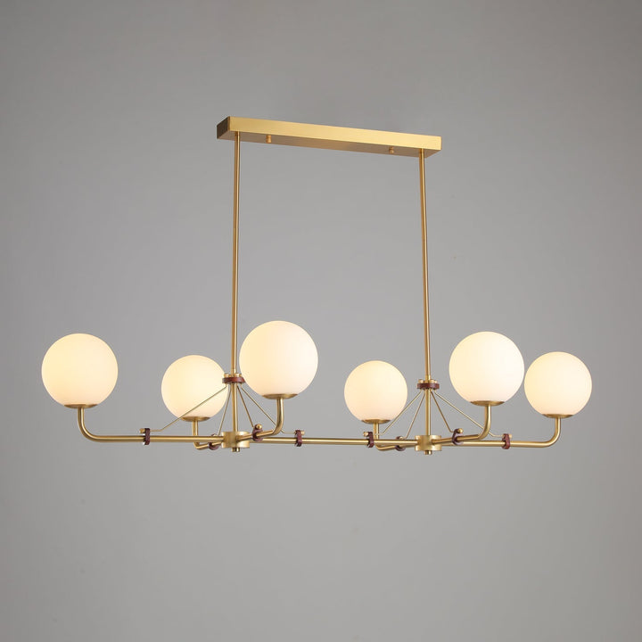 Oriarelle lampadario ottone sfera Savanna elegante