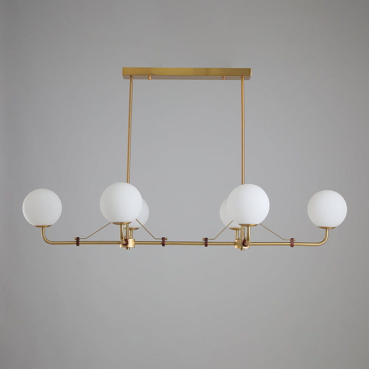 Oriarelle lampadario ottone sfera Savanna elegante
