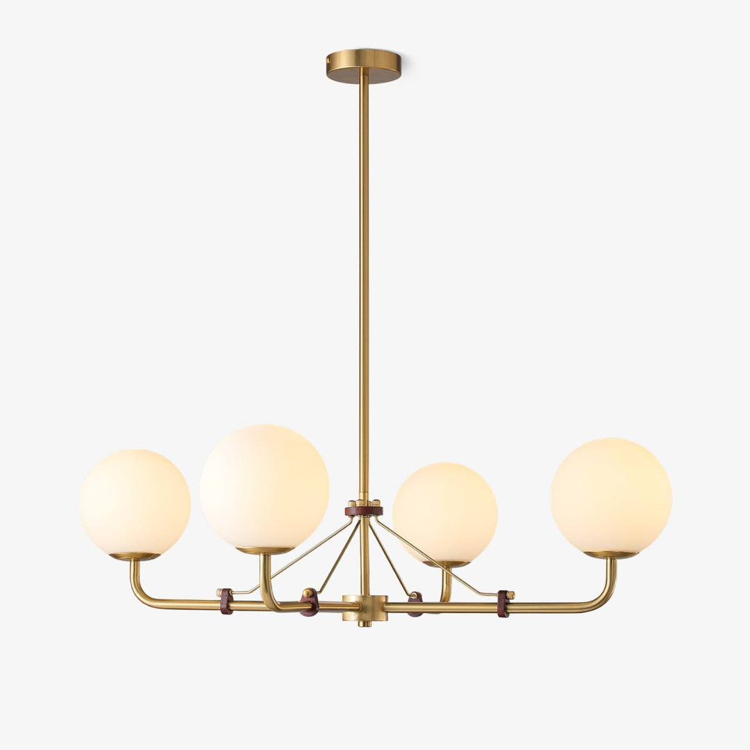 Oriarelle lampadario ottone sfera Savanna elegante