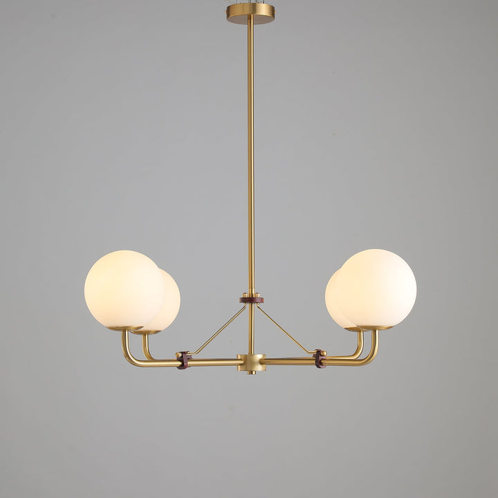 Oriarelle lampadario ottone sfera Savanna elegante