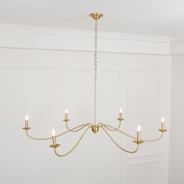 Silva Lampadario ad Arco Stile Candela Rustico