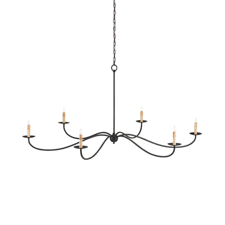 Silva Lampadario ad Arco Stile Candela Rustico