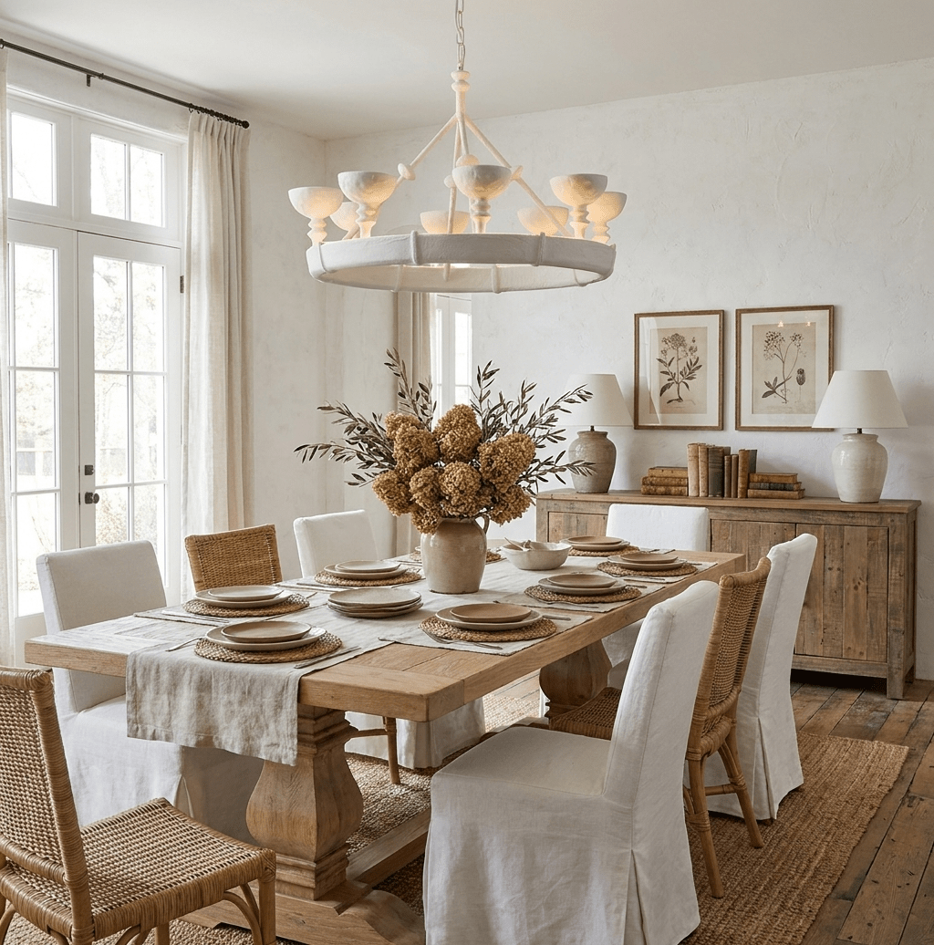 Lampadario Chalice in gesso con struttura scultorea