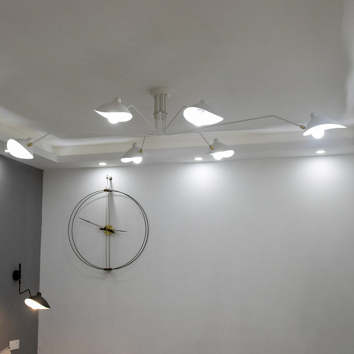 Arisha Lampada da Soffitto Industriale a Tre Bracci