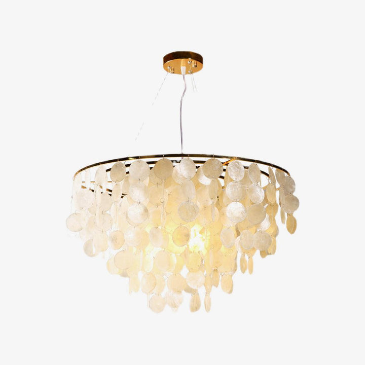 Esileth lampadario Guscio Postmoderno lusso con Sonagli a Vento