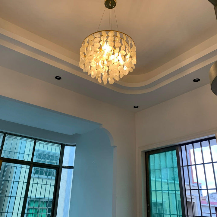 Esileth lampadario Guscio Postmoderno lusso con Sonagli a Vento