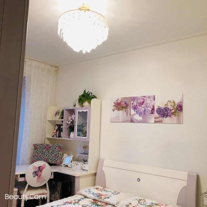 Esileth lampadario Guscio Postmoderno lusso con Sonagli a Vento