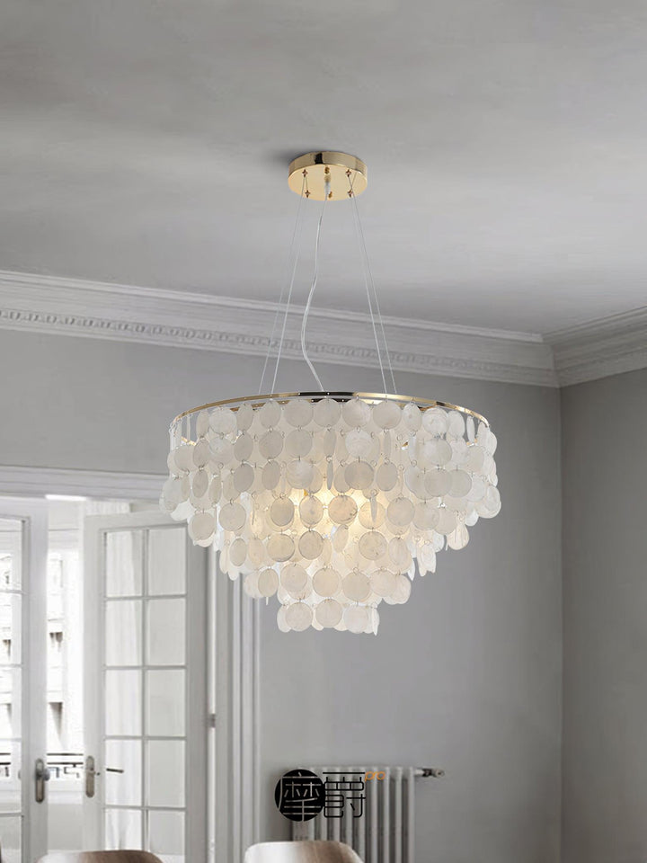 Esileth lampadario Guscio Postmoderno lusso con Sonagli a Vento