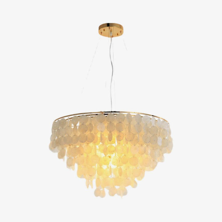 Esileth lampadario Guscio Postmoderno lusso con Sonagli a Vento