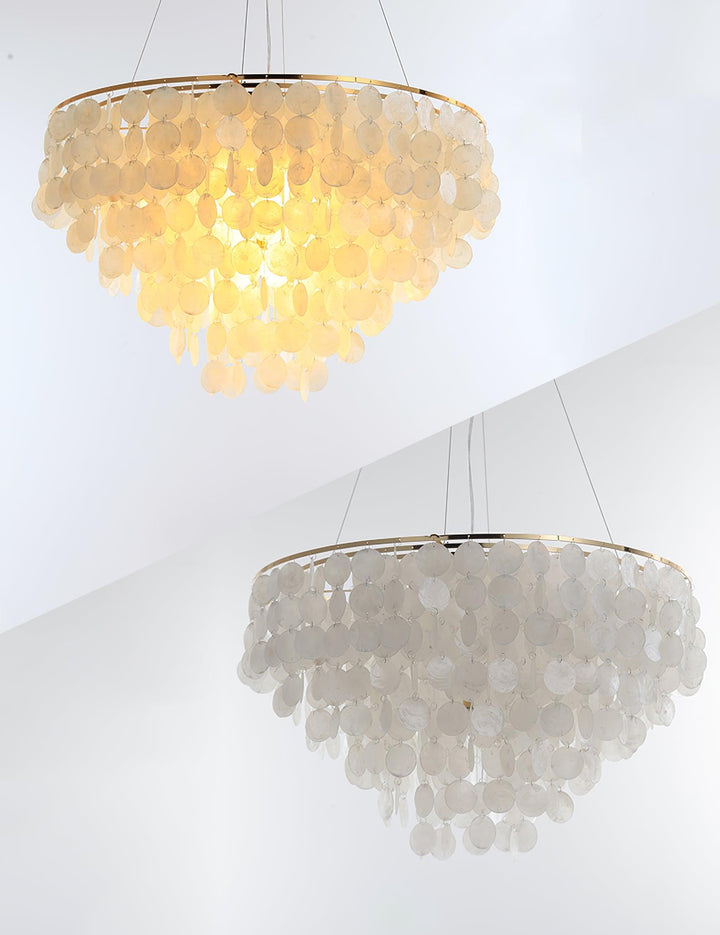 Esileth lampadario Guscio Postmoderno lusso con Sonagli a Vento