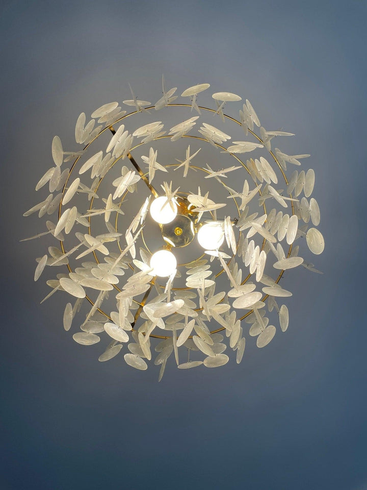 Esileth lampadario Guscio Postmoderno lusso con Sonagli a Vento