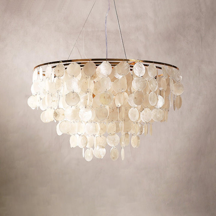 Esileth lampadario Guscio Postmoderno lusso con Sonagli a Vento