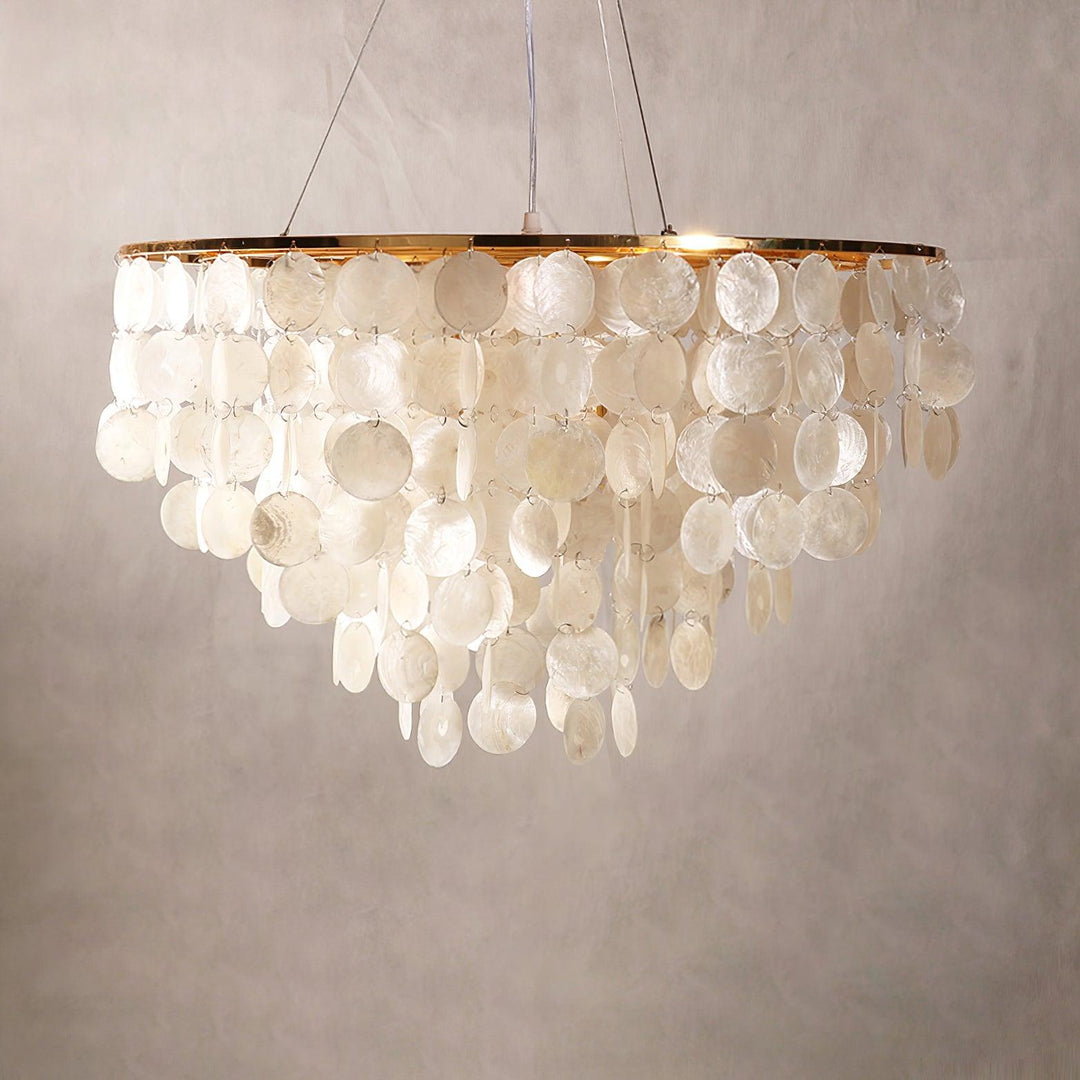 Esileth lampadario Guscio Postmoderno lusso con Sonagli a Vento