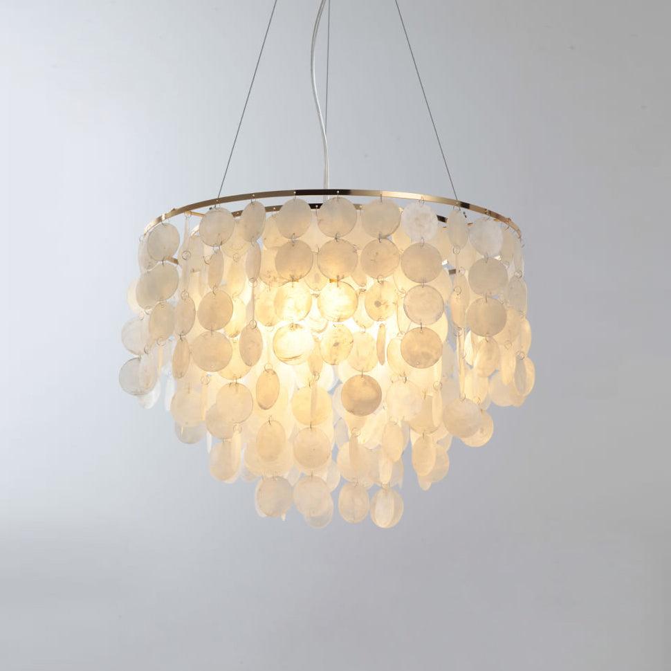 Esileth lampadario Guscio Postmoderno lusso con Sonagli a Vento