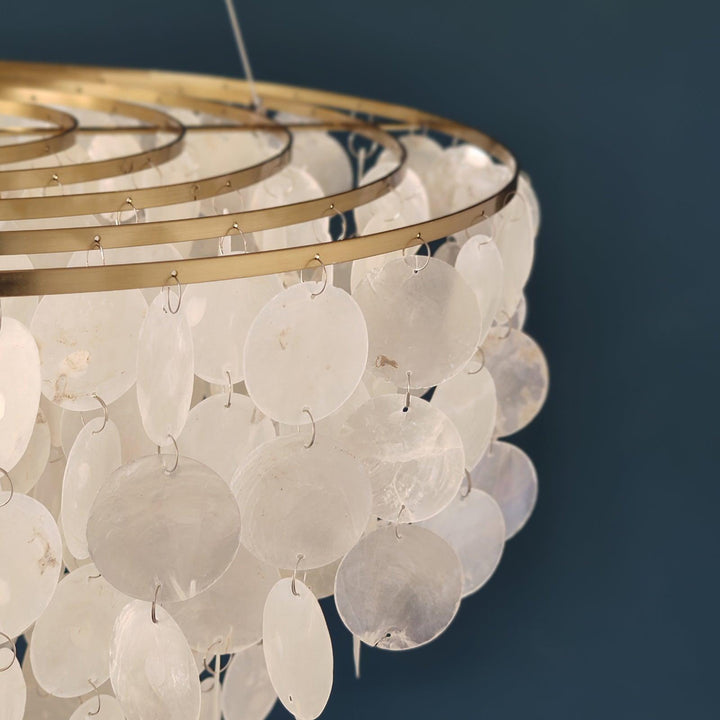 Esileth lampadario Guscio Postmoderno lusso con Sonagli a Vento