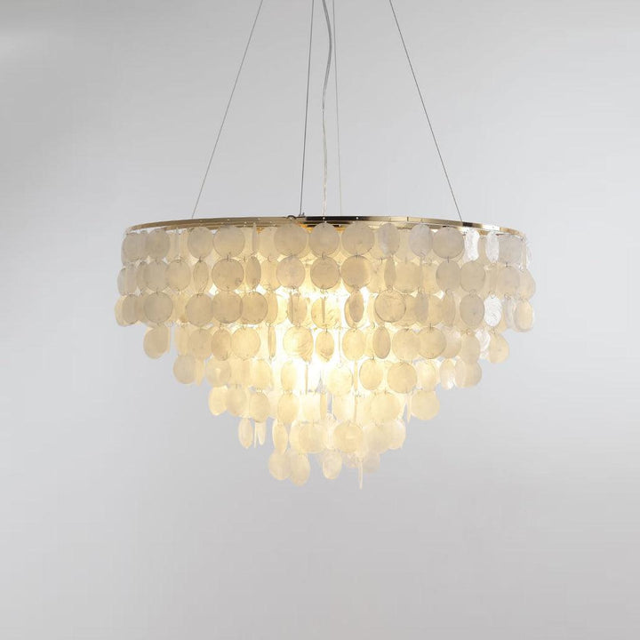 Esileth lampadario Guscio Postmoderno lusso con Sonagli a Vento
