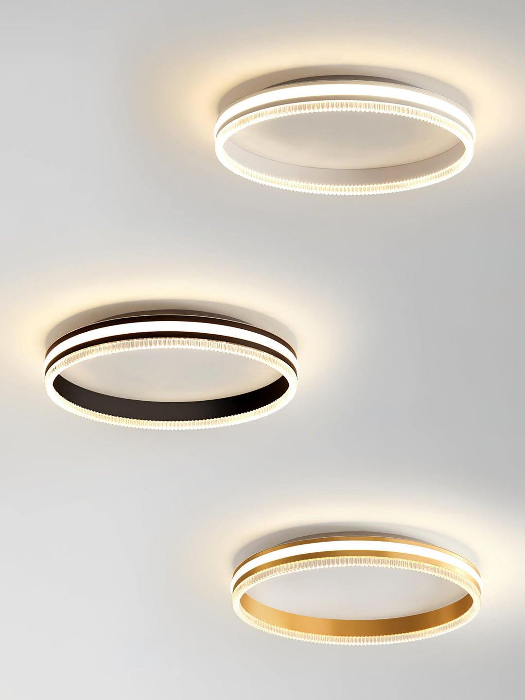 Eclipse lampada da soffitto moderna in acrilico