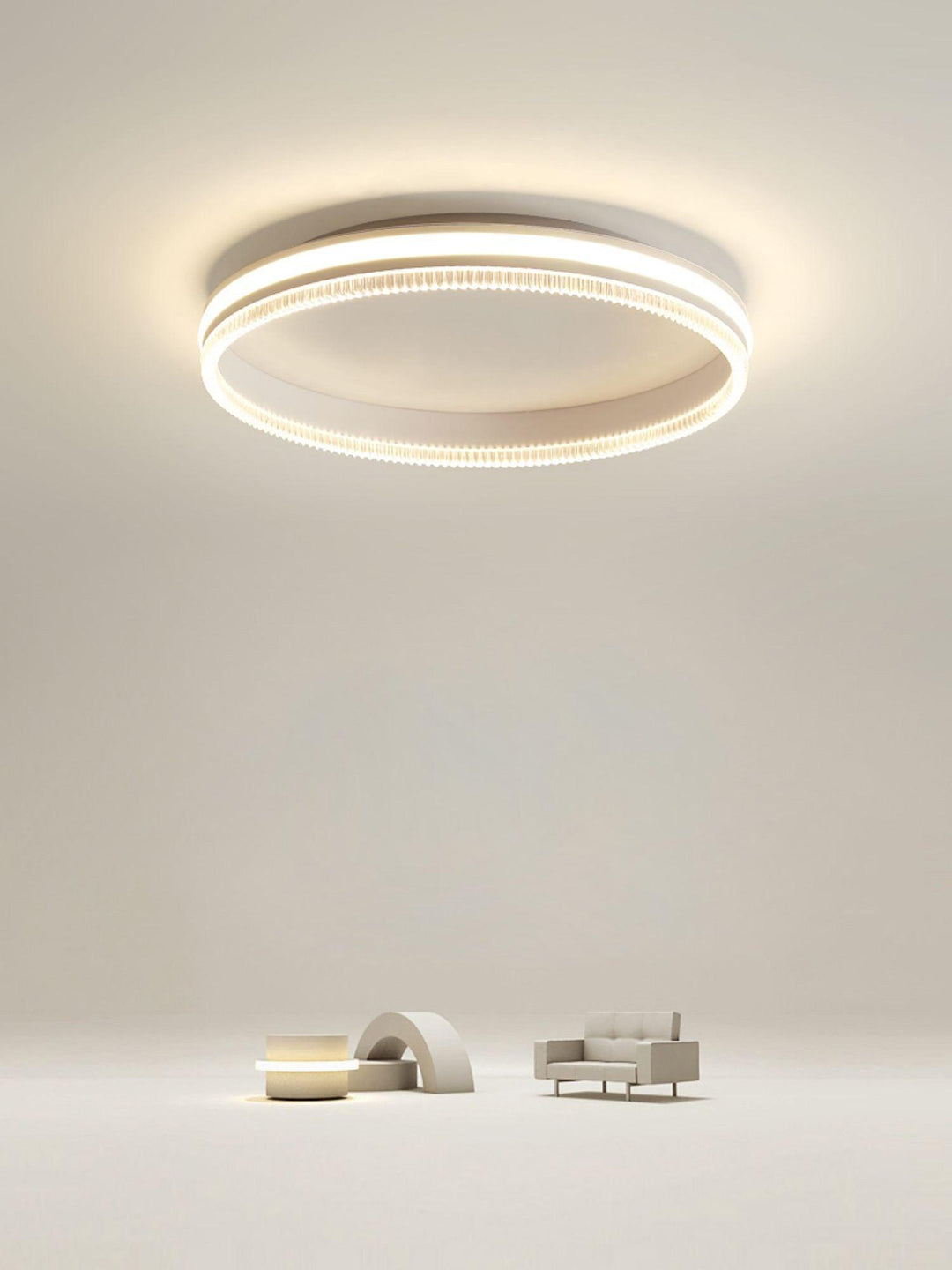 Eclipse lampada da soffitto moderna in acrilico