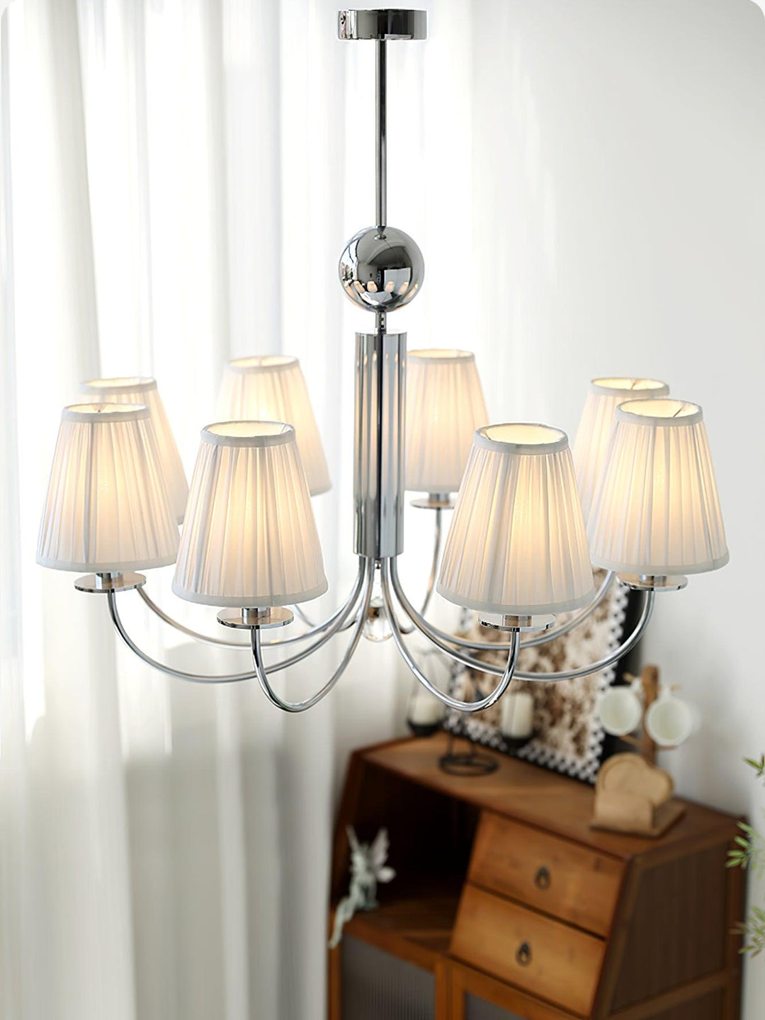 Glimmer Simplicity lampadario cromo