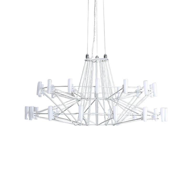 Orinenine lampadario Sky Ballet Acciaio Inox Acrilico moderno