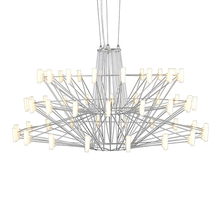 Orinenine lampadario Sky Ballet Acciaio Inox Acrilico moderno