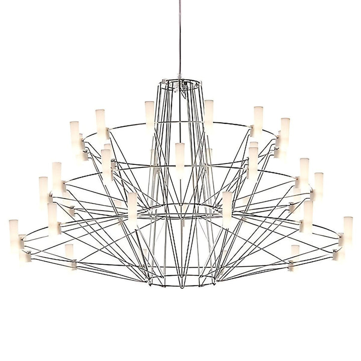 Orinenine lampadario Sky Ballet Acciaio Inox Acrilico moderno