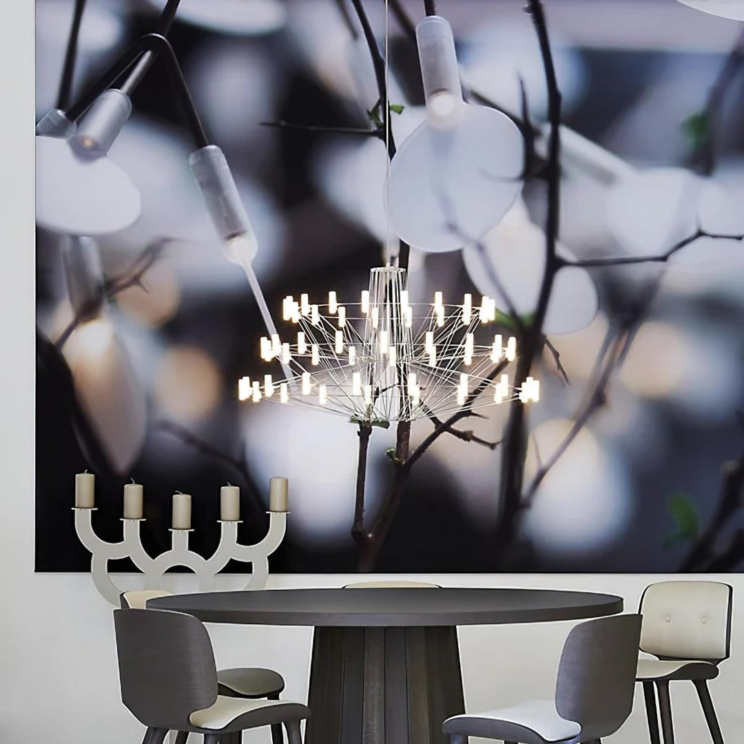 Orinenine lampadario Sky Ballet Acciaio Inox Acrilico moderno