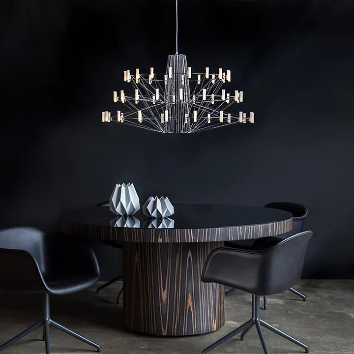 Orinenine lampadario Sky Ballet Acciaio Inox Acrilico moderno